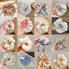 Large, cute plush pudding bear hairpin, half hair clip at the back of the female head, autumn and winter one-line duckbill clip, scratch-clip headwear pic 31