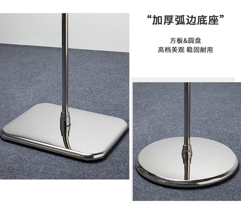 韩版服装店模特展示架半身女装店橱窗直角平肩假人衣服模特道具详情10