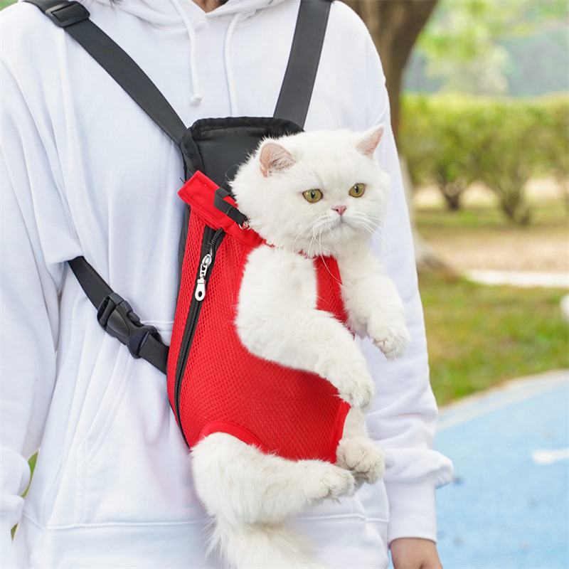 狗狗猫咪双肩包 宠物背包外出便携网布透气背包中小型犬用品批发详情16