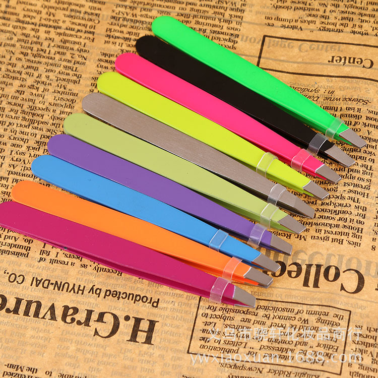 Stainless steel eyebrow clips, false eyelash tweezers, clips, auxiliary tools, slanted eyebrow shaping and beauty tools pic 17