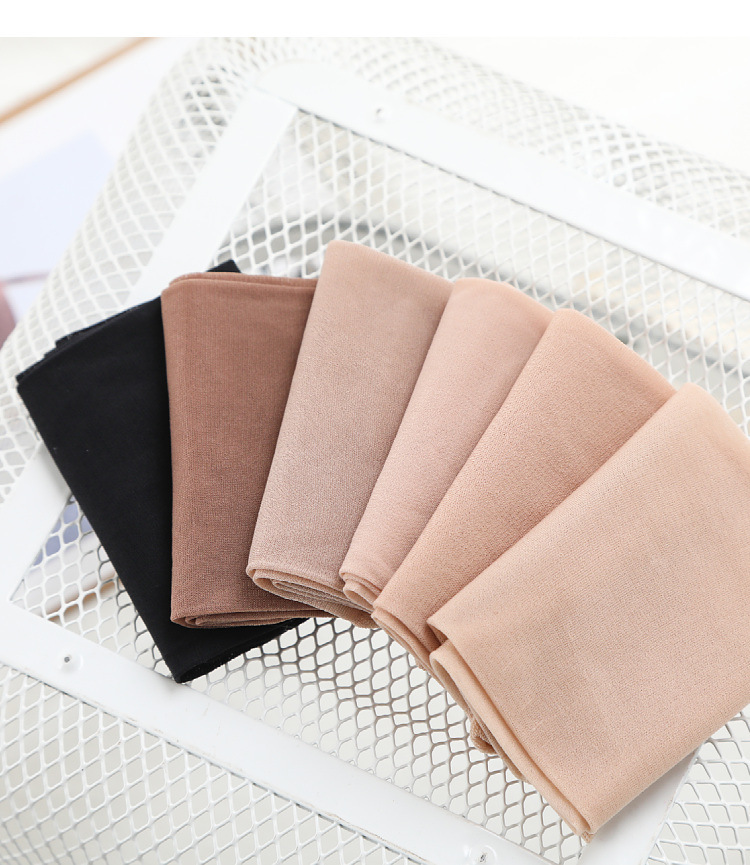 春夏女士短袜钢丝袜耐磨防勾丝女士短丝袜肉色天鹅绒短丝袜批发详情7