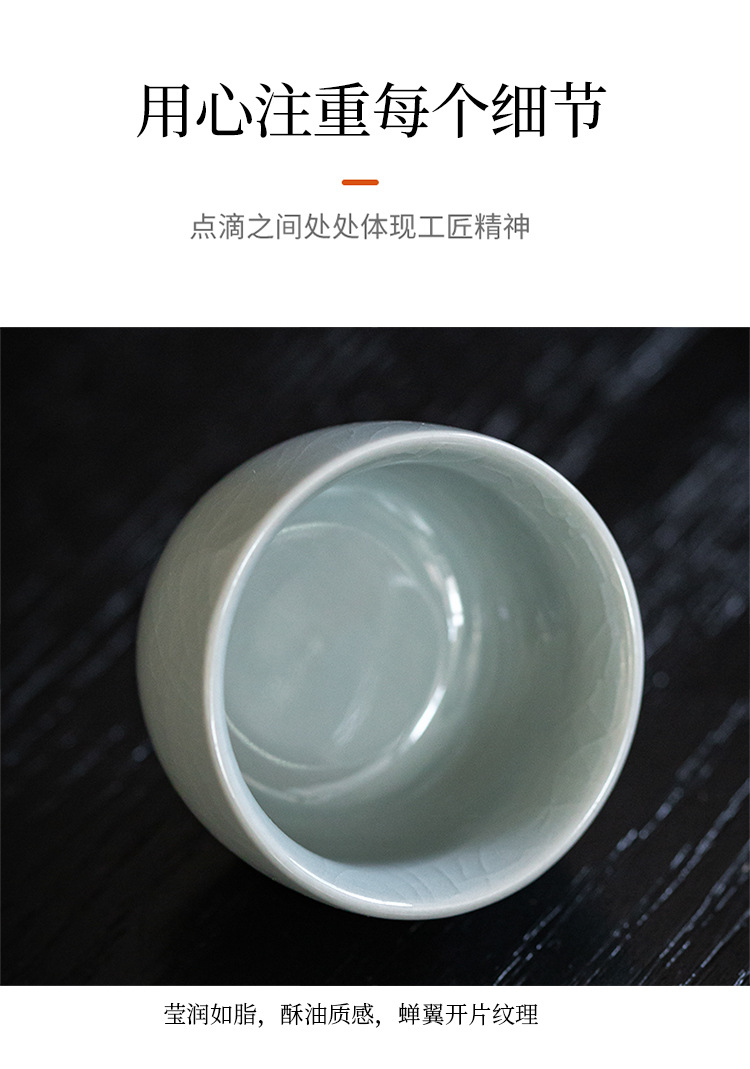 哥窑茶具活动礼品公司套装功夫盖碗茶杯一整套一件代发高档礼盒装详情16