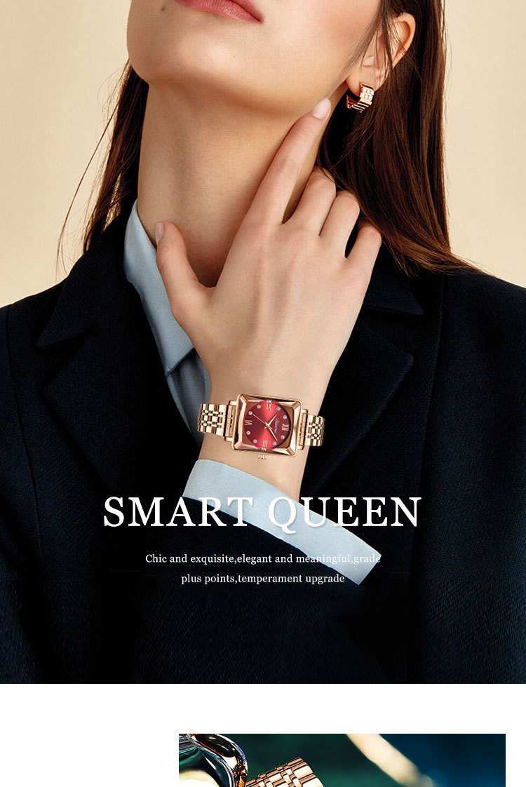 一件代发直播爆款2024时尚钢带女表石英表女士跨境热卖防水手表详情21