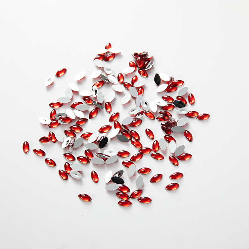 Customized wholesale of circular acrylic satellite drill, hole-free guard stone, AB color drill, DIY clothing accessories and accessories pic 9