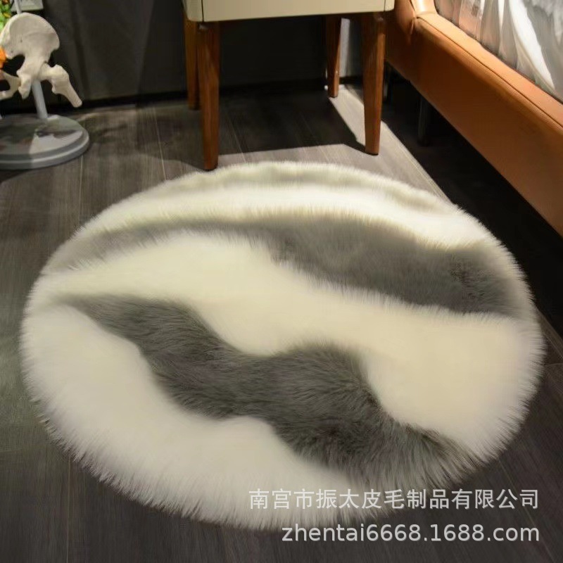 网红长毛绒地毯装饰地毯客厅阳台卧室改造少女儿童心可爱地毯地垫详情6