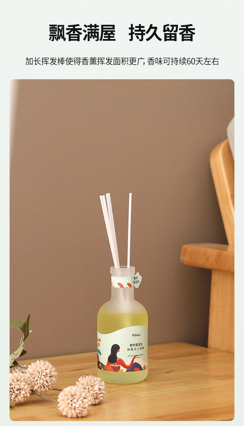 FaSoLa aromatherapy is a long-lasting indoor diffuser for home use. It keeps the air fresh in the bedroom, eliminates odors, prevents fragrance, and is non-flammable pic 9
