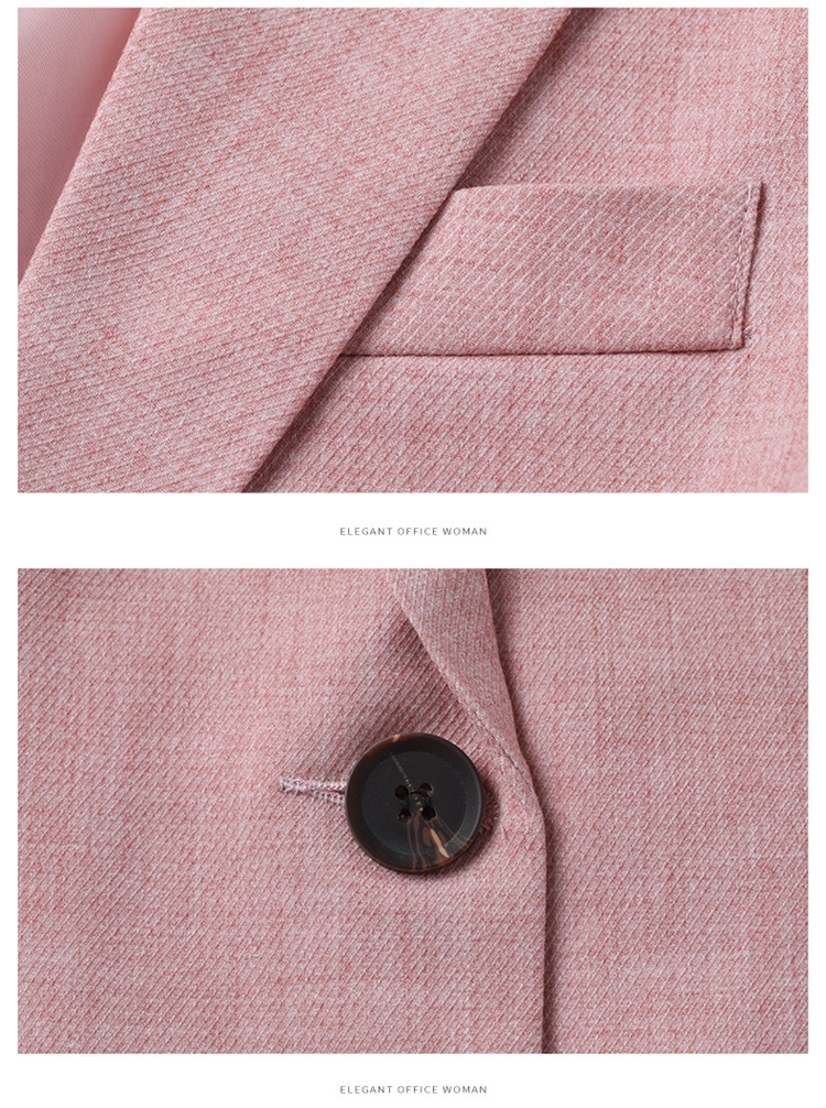 2022年秋季新款韩版时尚气质小西装女式职业装长袖西服外套女修身详情29