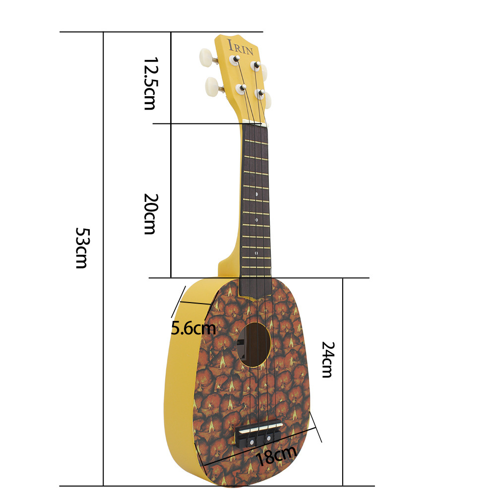 IRIN21寸尤克里里4弦琴木质乌克丽丽ukulele儿童玩具小吉他跨境详情4