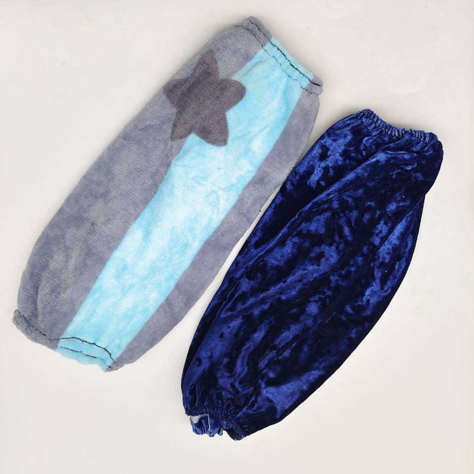 Plush fabric sleeves for adults, long sleeves, clean cuffs, cleaning, labor protection, household chores, stain-resistant and dirt-resistant fashion covers wholesale pic 17