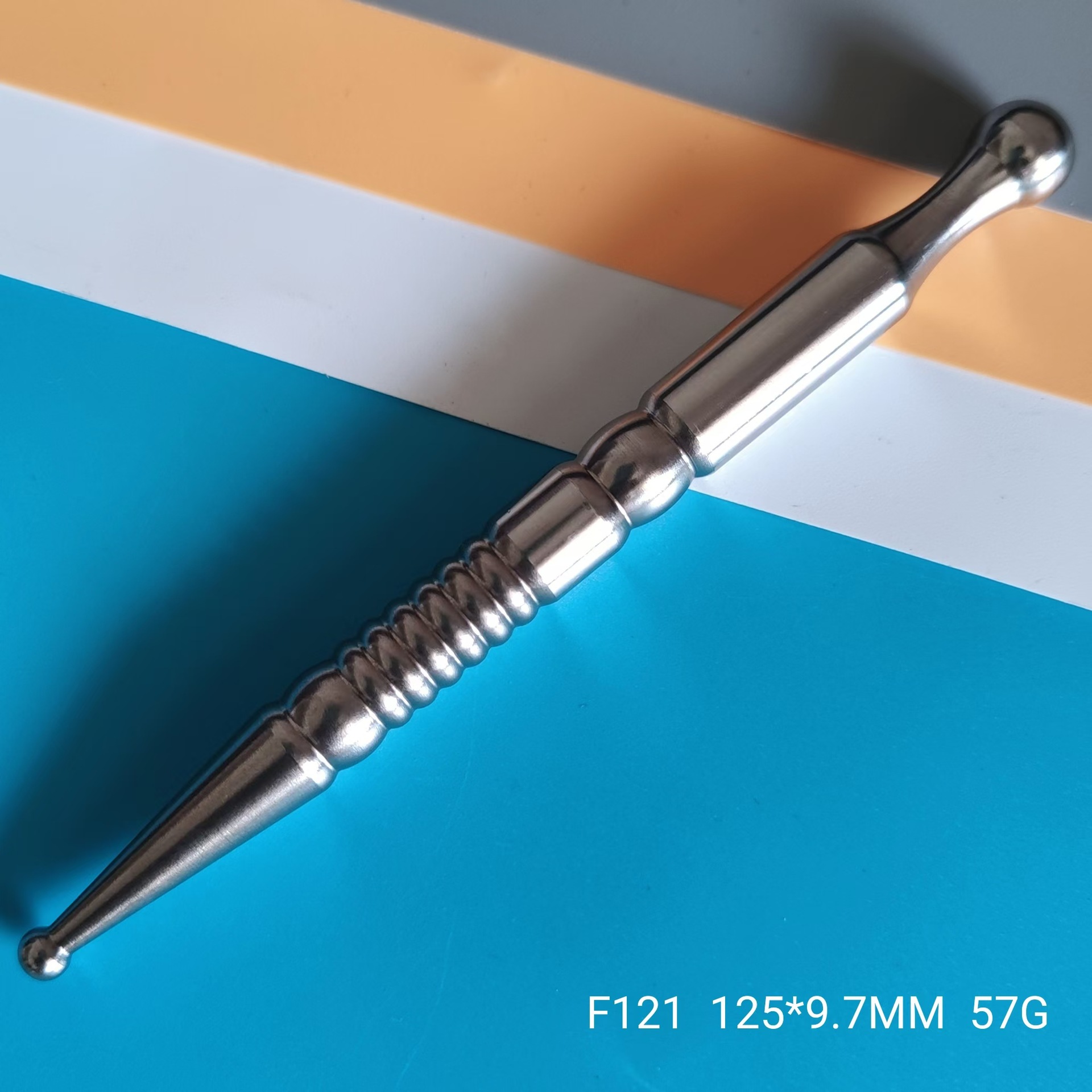 不锈钢面部按摩笔 全身穴位疏通拨筋棒 点穴经络棒 不锈钢按摩   棒详情12