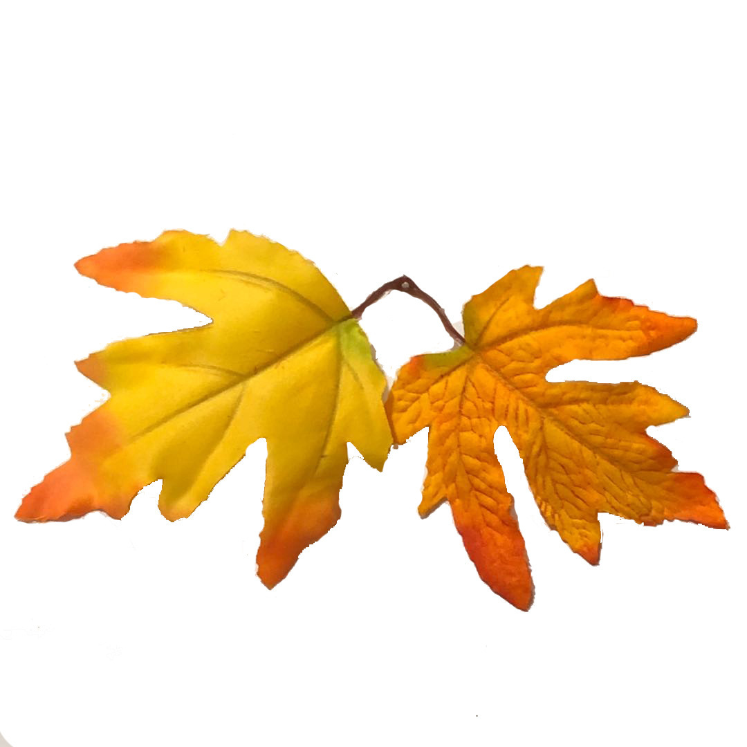 Artificial plant leaves, maple leaves, double-leaf flower arrangement accessories, leaves for engineering greening, outdoor landscaping and decoration, leaf trims pic 9