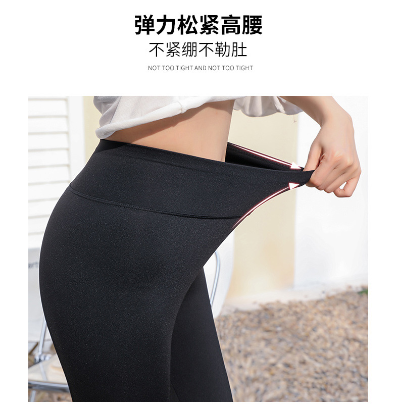 Spring and autumn thin shark shorts for women, capre pants for cycling and sports, high-waisted, body-shaping and hip-lifting Barbie leggings for women pic 46
