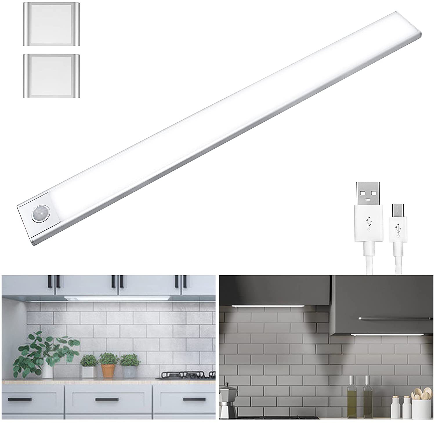 Smart human-sensing night light, home corridor, bedroom, wardrobe, toilet, light-controlled charging, staircase, sound-controlled bedside lamp pic 2