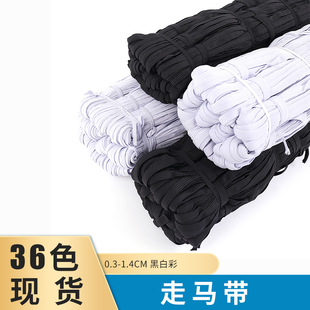 厂家批发黑色朱纹PP织带加密人字纹坑纹服装箱包背包带1cm编织带详情4