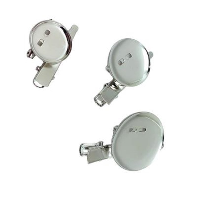 源头厂家圆盘别针圆盘扣针胸针托盘批卖简约保险别针胸针详情7