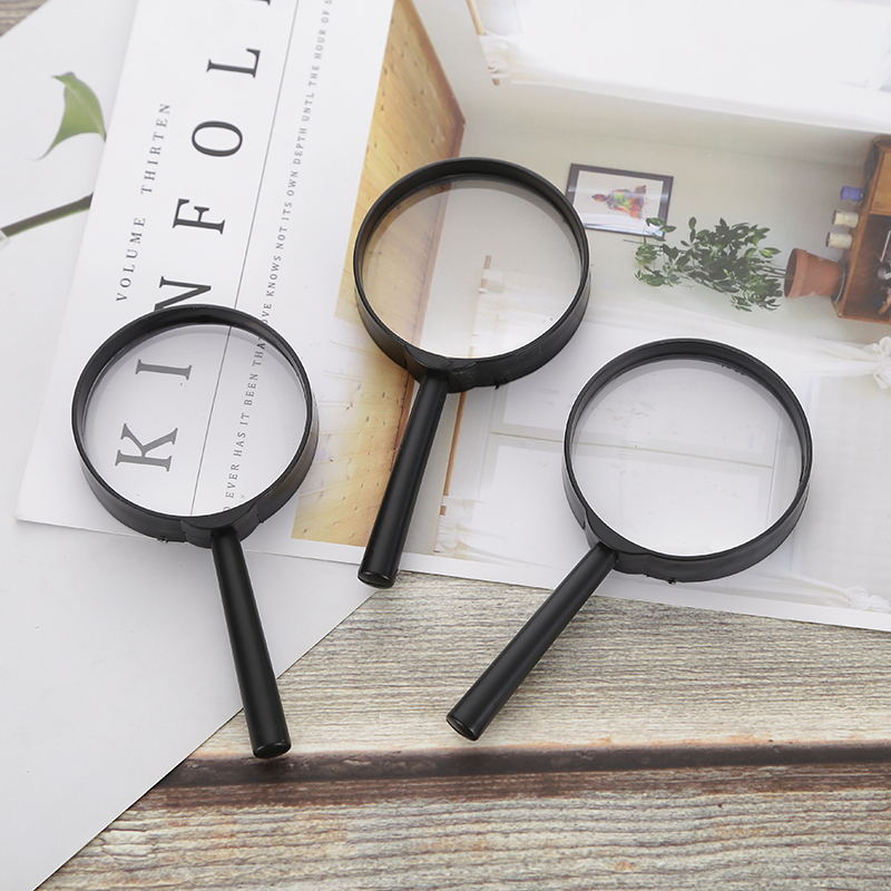 60mm magnifying glass for elderly people to read, plastic magnifying glass, optical amplifier, one-yuan department store special batch pic 4