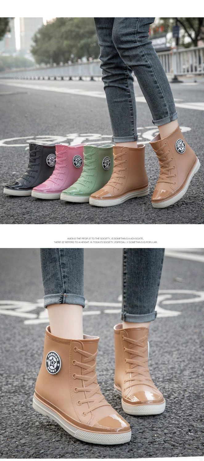 一件代发雨鞋男款中筒雨靴四季中帮情侣水鞋防滑防水女耐磨橡胶鞋详情20