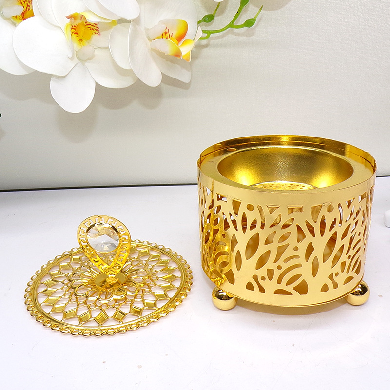 Hollowed-out creative lace incense burner, a popular new product from a Middle Eastern-style decorative incense burner manufacturer pic 5