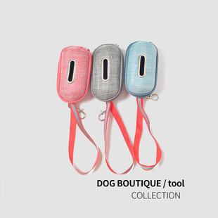 新品宠物垃圾盒LED狗狗拾便袋药丸垃圾袋 便捷收纳盒猫狗清洁用品详情11