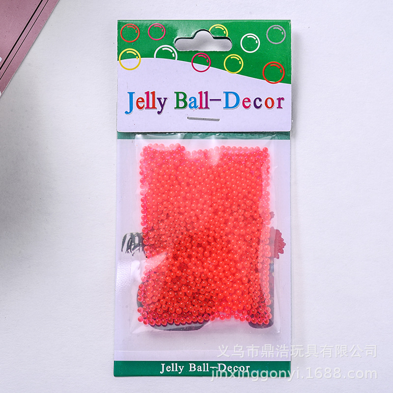 鼎浩 跨境热销 6色高雅荧光珠水晶彩泥 吸水珠WATER BEADS DIY海洋宝宝无土栽培 生命球详情4