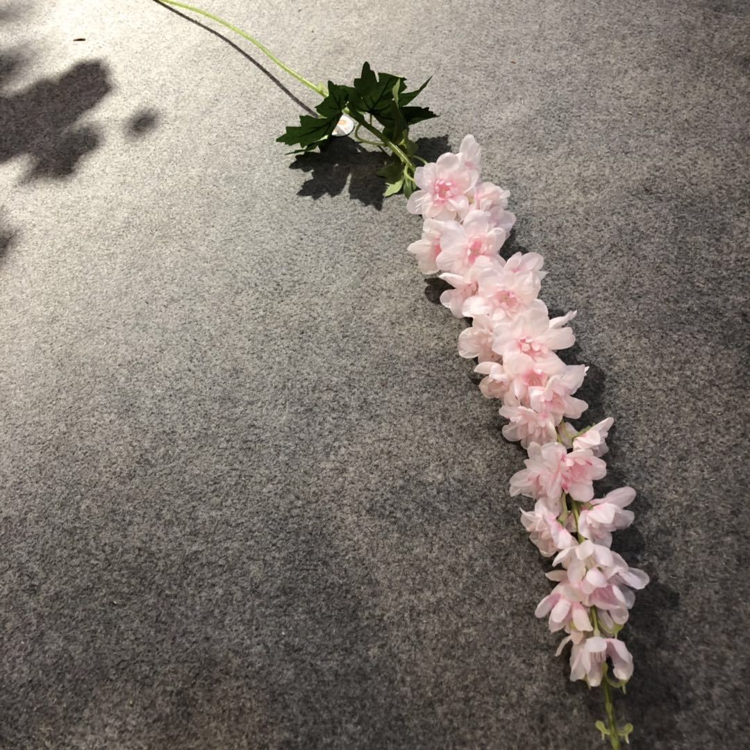 Long-branch delphinium, artificial hyacinth, artificial silk flower, single tall and long-branch wedding flowers for landscape direct sales pic 7