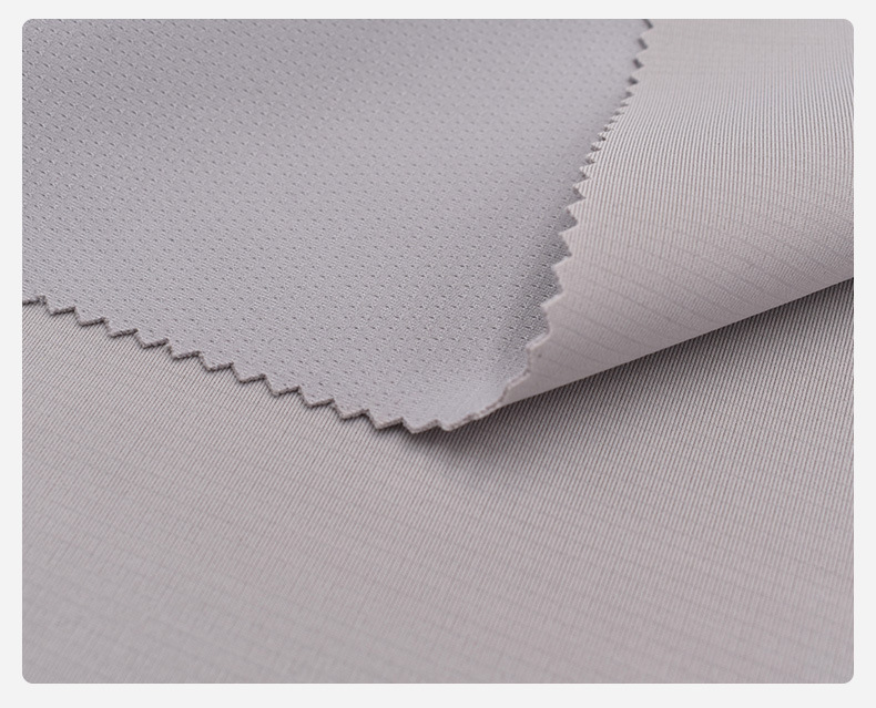 The jacquard mesh air layer health fabric with South Korean silk screen holes is breathable and can be used to create an antibacterial and cool sensation pic 8