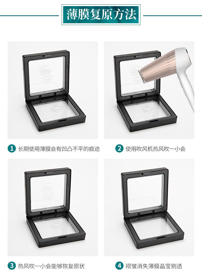 Suspended box, wearable armor box, necklace bracelet box, handchain box, jewelry box, packaging box, transparent film jewelry box pic 9