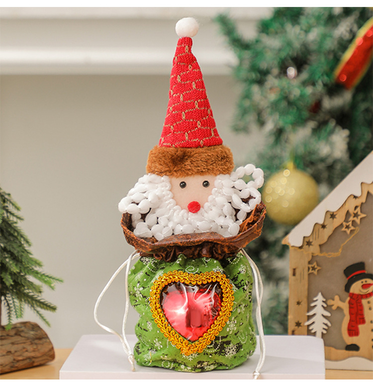 Christmas gift bags, apple bags, Christmas gift bags, plush candies, decorative items, elderly people, snowmen, deer bouquets pic 48