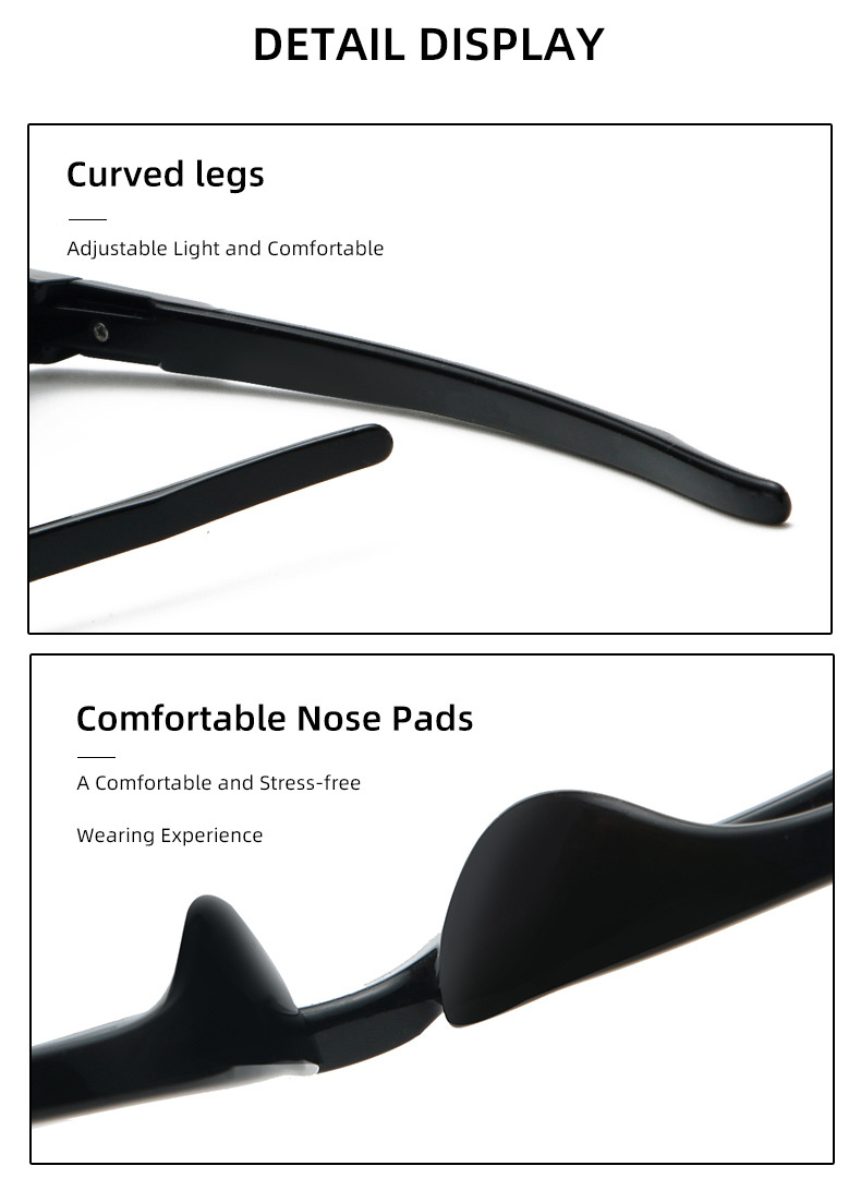 Amazon venta caliente gafas de sol moda hombres gafas de sol polarizador ciclismo gafas de sol para hombres premium sense wholesale pic 6