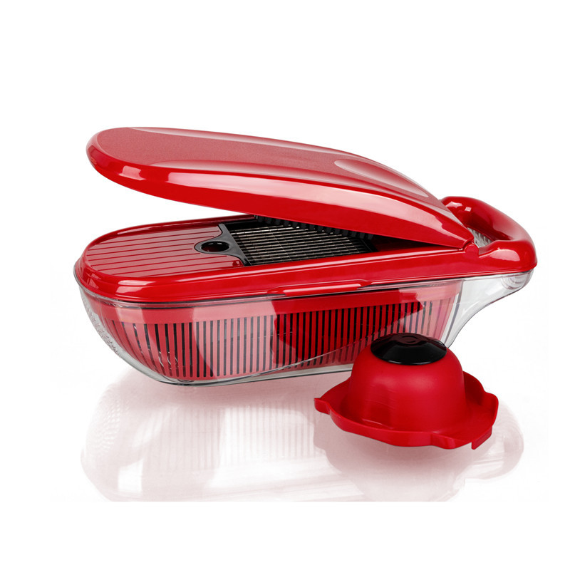 INBODI vegetable cutter with 8 blades and multiple functions, available for cutting potatoes, shredded radishes and potato slices. Supplied by the manufacturer pic 5