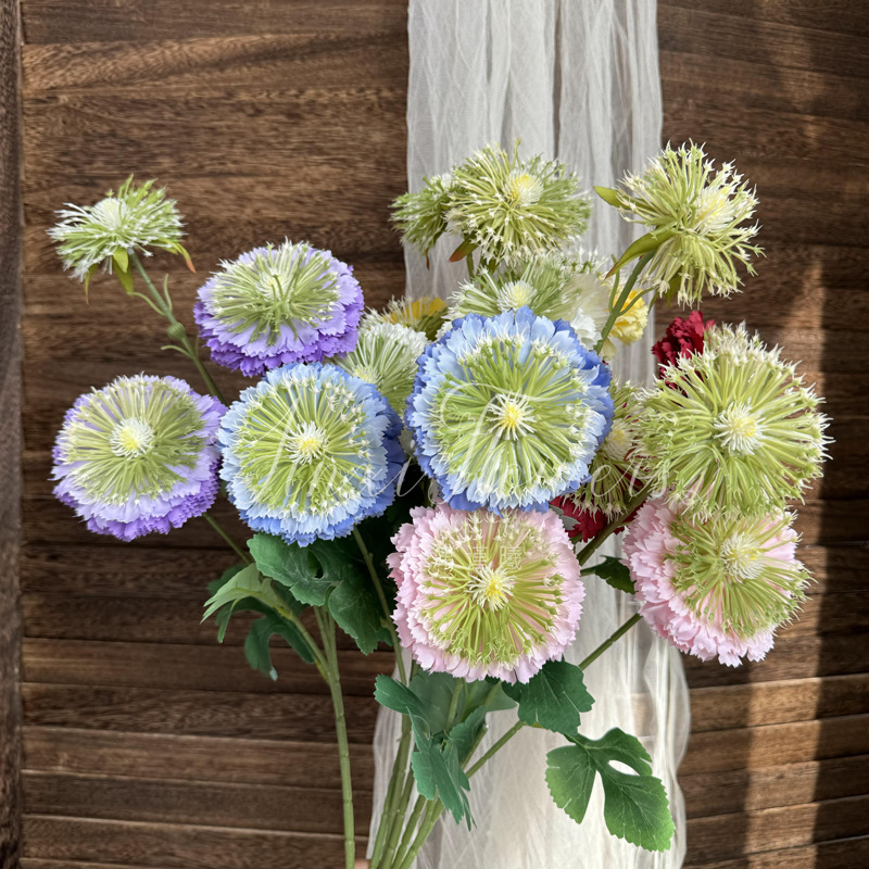 莫奈花园仿真花仿真花束法式婚礼装饰花高级感场景布置手感假花详情7