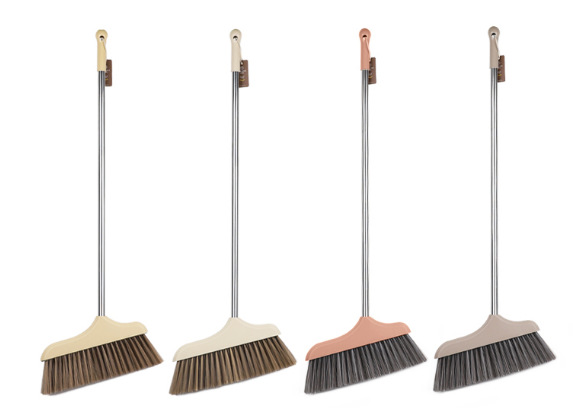 New broom and dustpan set, soft wool two-piece set, household broom and dustpan set for sweeping dirt and paper scraps pic 8