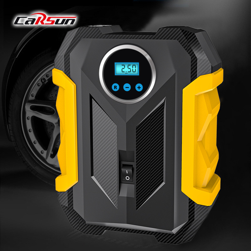 车载充气泵智能数显电动车打气泵迷你汽车充气泵小轿车轮胎充气泵详情12