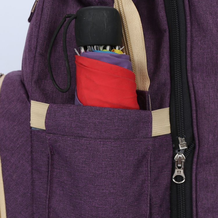 妈咪包 升级版多功能双肩包韩国ins大容量可折叠婴儿床便携旅行包详情20