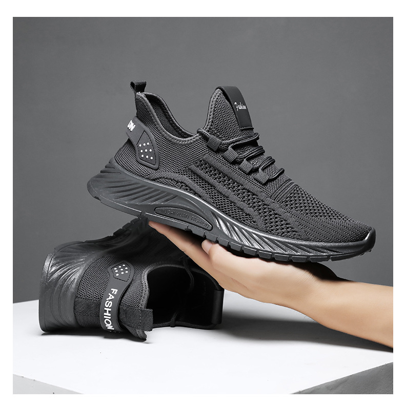 2024春秋季新款情侣时尚休闲运动单鞋批发跨境工厂潮流飞织鞋代发详情29