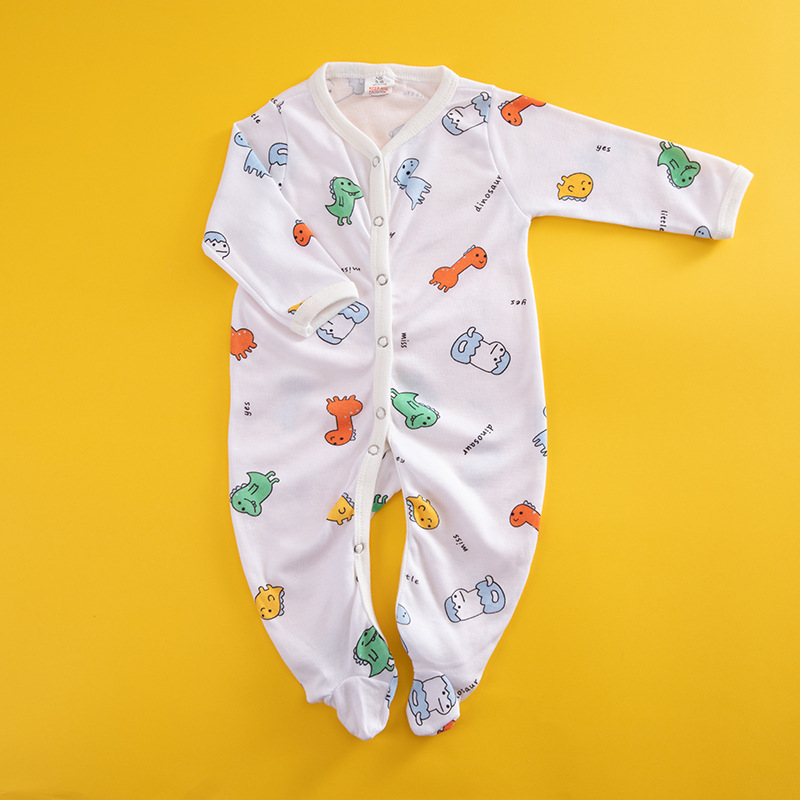 New and cheap baby spring and summer one-piece clothes for boys and girls, cotton crawling clothes for newborns pic 10