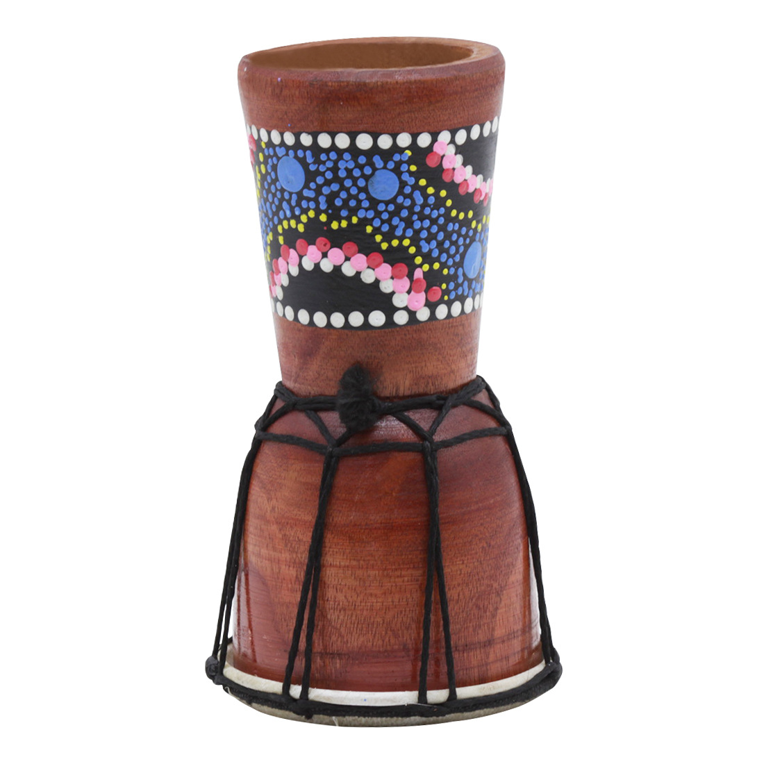Wholesale handcrafted 4-inch African drums for children, adults, beginners, Lijiang hand drums, percussion instruments, 4-inch African drums, random pic 14