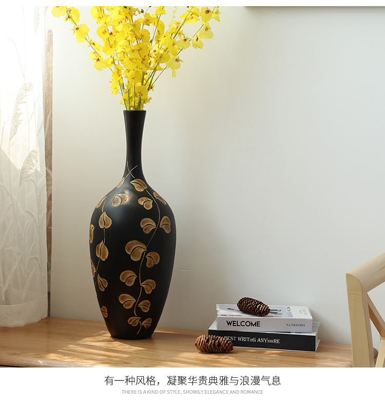 Chinagoods Du Qi Hotel Supplies Resin ornaments, modern and simple dry branch flower arrangements for living rooms, hotel home ornaments, classic flower arrangements for offices pic 13