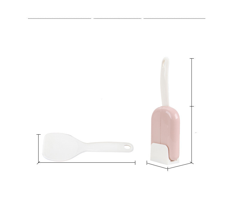 Factory direct sales of plastic rice spoons, creative automatic rice spoons, cross-border rice serving spoons, non-stick rice spatulas, creative tableware pic 9