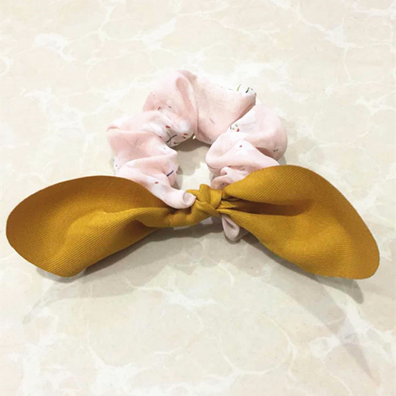 Korean-style headband, candy lace hair band, lace hair tie, colorful large intestine skin band hair accessory pic 5