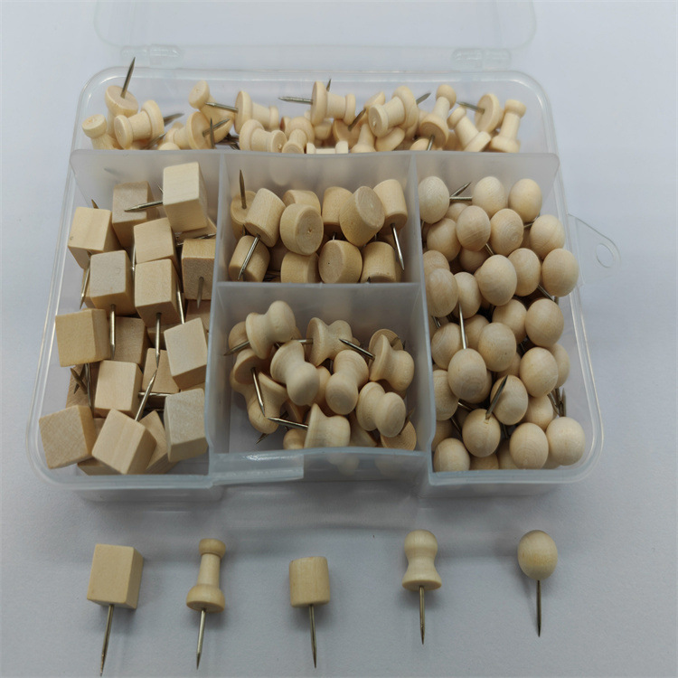 A creative office message board composed of 180 wooden thumbtacks, kindergarten art nails, I-shaped nails, and a cork photo wall pic 7