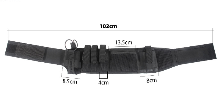 枪套透气便携户外战术腰封跨境热采腰带枪包隐形快拔枪套详情10