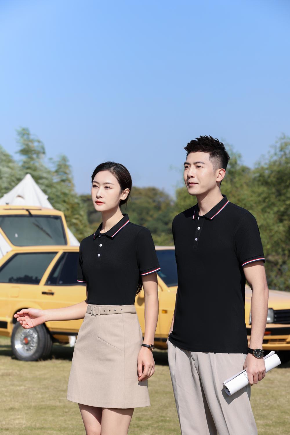 精仿棉polo衫团体工作服定制印字logo广告衫翻领速干短袖刺绣印图详情20