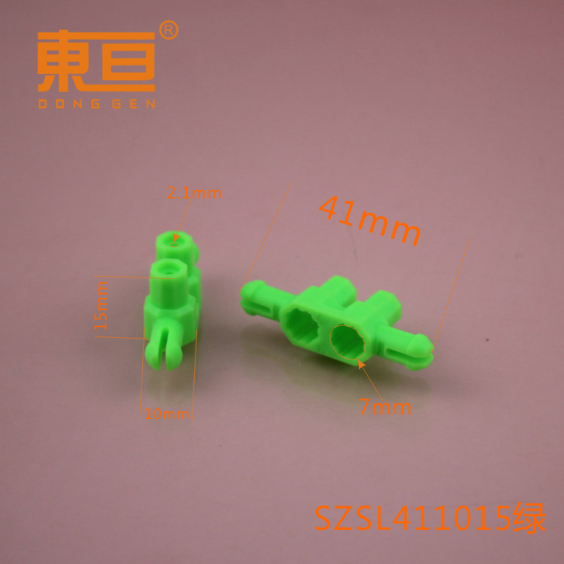 SZSL411015 Green Double-column double-wheel building block accessories Octagonal building Block accessories Technology building Block parts pic 10