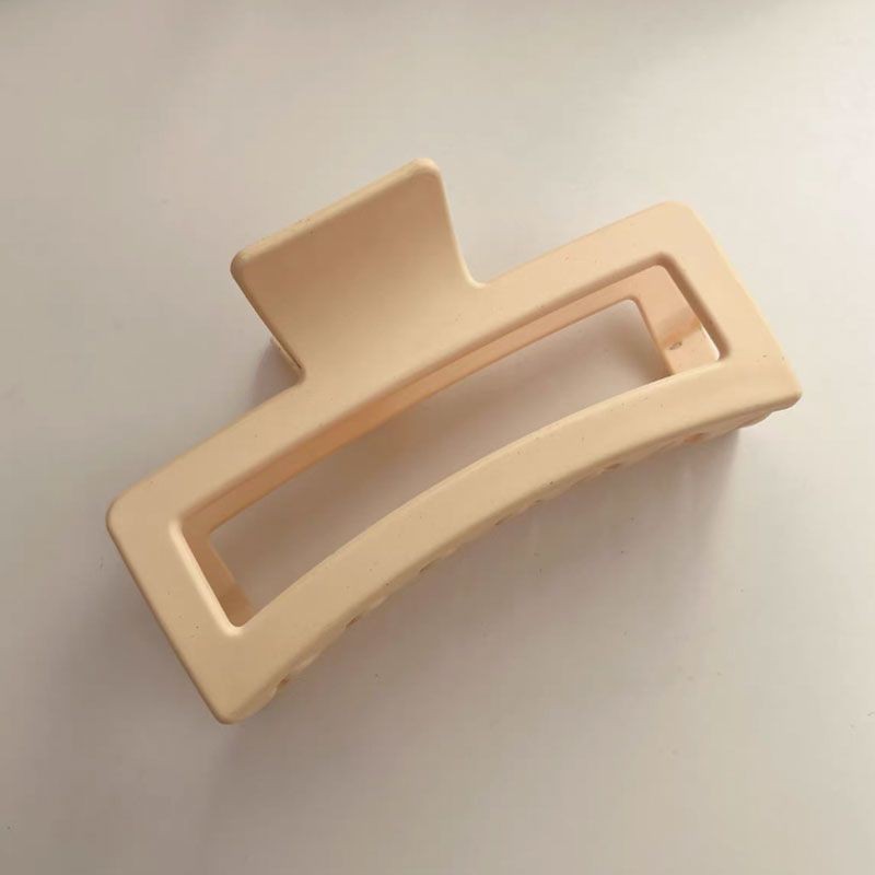 15cm发夹超大号新款果冻色女后脑勺盘发鲨鱼夹子发量多交叉大抓夹详情7