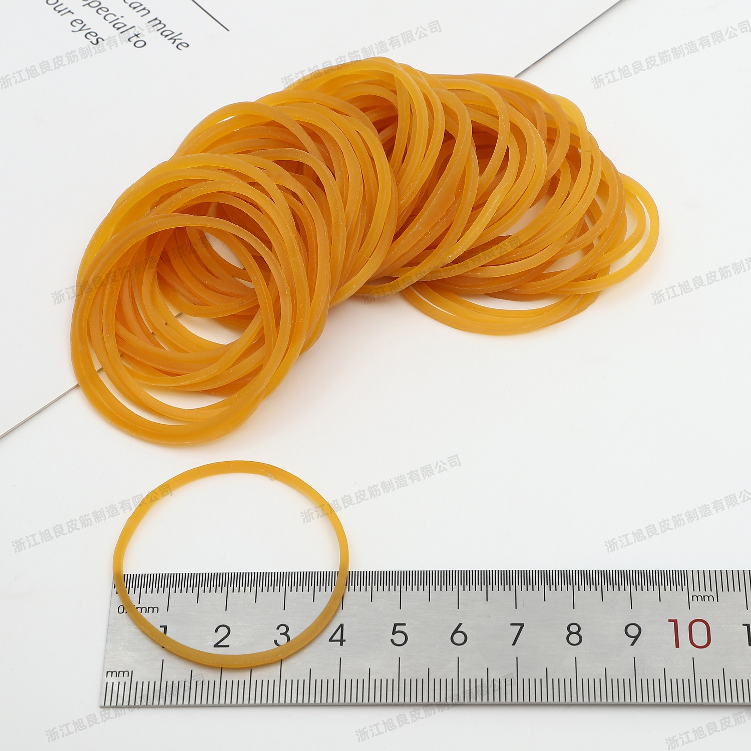 旭良透明黄色橡皮筋高弹耐用牛皮筋一次性捆菜橡胶圈厂家批发详情15