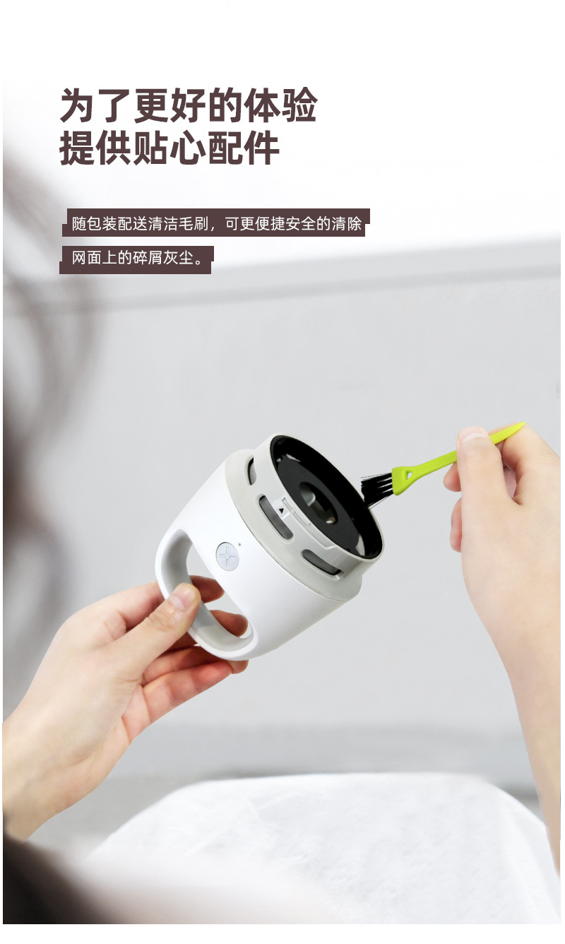 Amazon wireless handheld mini desktop vacuum cleaner, car small household rubber electric mite remover pic 17