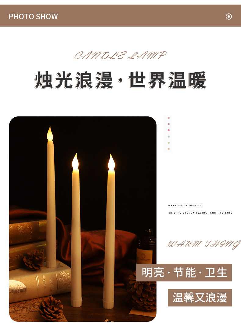 热卖跨境螺旋烛台长杆浪漫氛围布置装饰烛光晚餐布置 厂家批发详情5