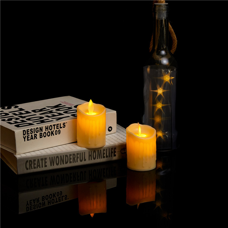 Tearful swinging electronic candles, led candle lamps, decorative handicrafts and ornaments pic 5