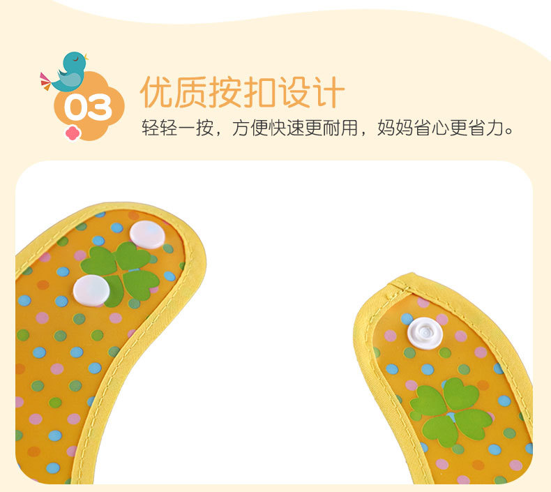 ODM工厂婴儿口水巾婴幼儿围兜宝宝卡通喂饭兜免洗EVA围嘴母婴品 pic 130